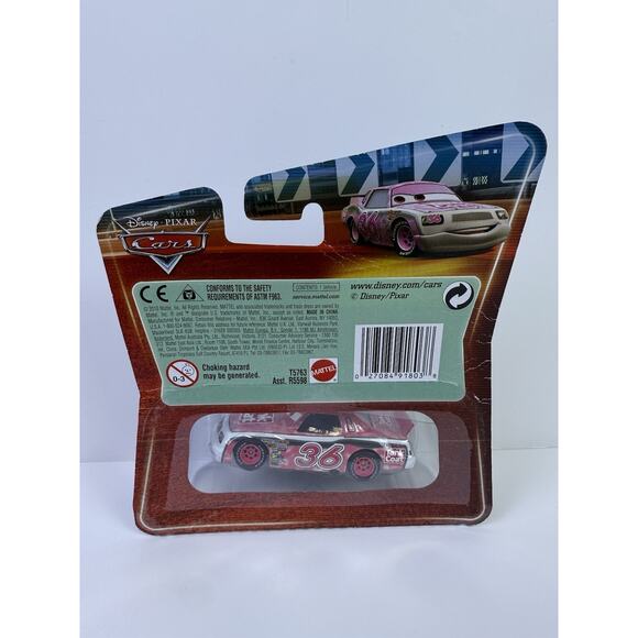 NIB Disney Pixar Cars Tank Coat No. 36 Synthetic Rubber Tires 1:55 Diecast Car - Picture 8 of 9